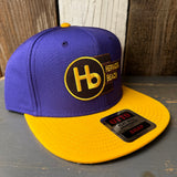 Hermosa Beach THE NEW STYLE 6-Panel Mid Profile Snapback Hat - Purple/Gold