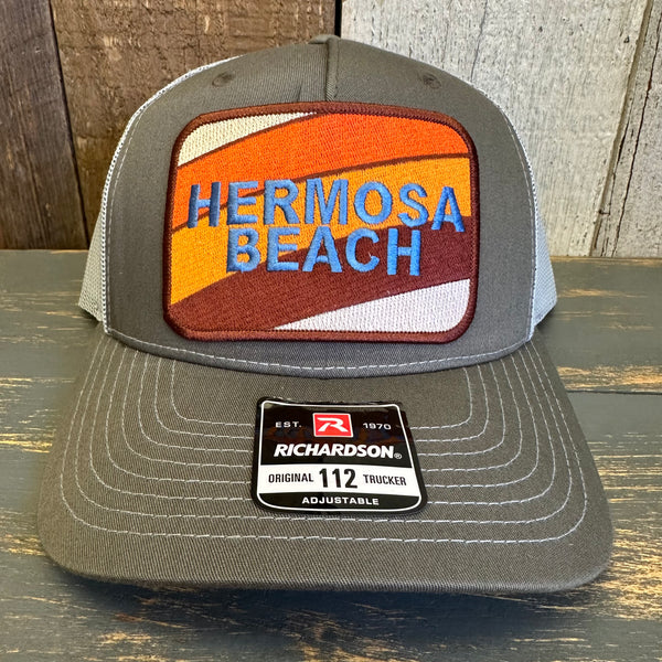 Hermosa Beach GOLF CARTS & YOGA PANTS Five-Panel Trucker Cap - Beetle Green/Quarry