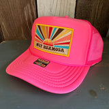 Hermosa Beach MUY HERMOSA Trucker Hat - Neon Pink