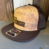 Hermosa Beach PIER AVE Premium Cork Trucker Hat - (Brown/Cork)