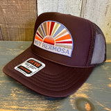 Hermosa Beach MUY HERMOSA High Crown Trucker Hat - Brown