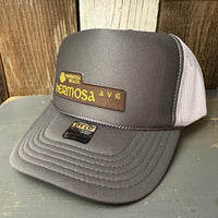 Hermosa Beach HERMOSA AVE Trucker Hat - Charcoal Grey/White