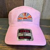 Hermosa Beach MUY HERMOSA :: COASTAL EDITION 6 Panel Low Profile Style Dad Hat - Pink