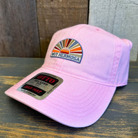 Hermosa Beach MUY HERMOSA :: COASTAL EDITION 6 Panel Low Profile Style Dad Hat - Pink