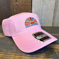 Hermosa Beach MUY HERMOSA :: COASTAL EDITION 6 Panel Low Profile Style Dad Hat - Pink