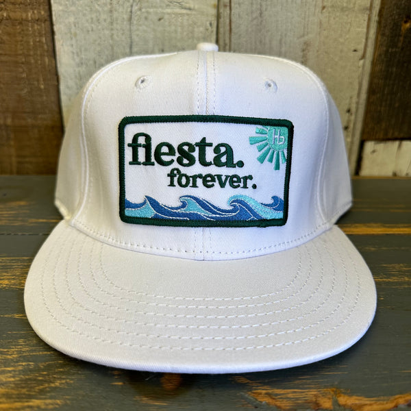 Hermosa Beach FIESTA FOREVER :: OTTO FLEX 3030 PRO Baseball Hat - White