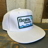 Hermosa Beach FIESTA FOREVER :: OTTO FLEX 3030 PRO Baseball Hat - White