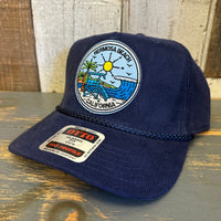 Hermosa Beach SHOREFRONT Corduroy Baseball Cap - Navy Blue