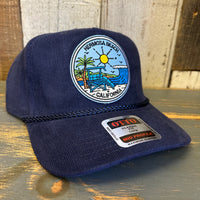 Hermosa Beach SHOREFRONT Corduroy Baseball Cap - Navy Blue