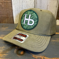 Hermosa Beach HERMOSA HILLS Corduroy Baseball Cap - Olive Green