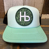 Hermosa Beach HERMOSA HILLS Trucker Cap - Light Mint/Dark Mint/Black