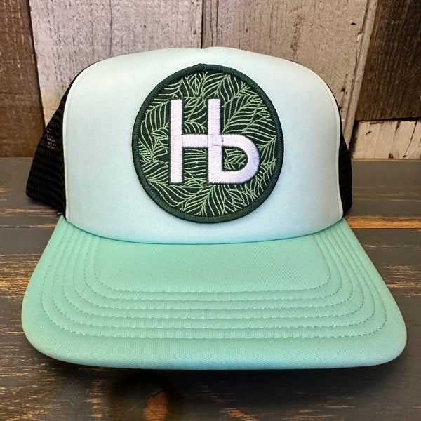 Hermosa Beach HERMOSA HILLS Trucker Cap - Light Mint/Dark Mint/Black