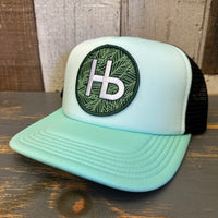Hermosa Beach HERMOSA HILLS Trucker Cap - Light Mint/Dark Mint/Black