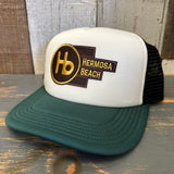 Hermosa Beach THE NEW STYLE Trucker Cap - Cream/Green/Black