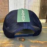 Hermosa Beach SHOREFRONT Trucker Cap - Dark Navy/Light Navy