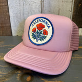 CALIFORNIA POPPY Trucker Cap - Dusty Rose