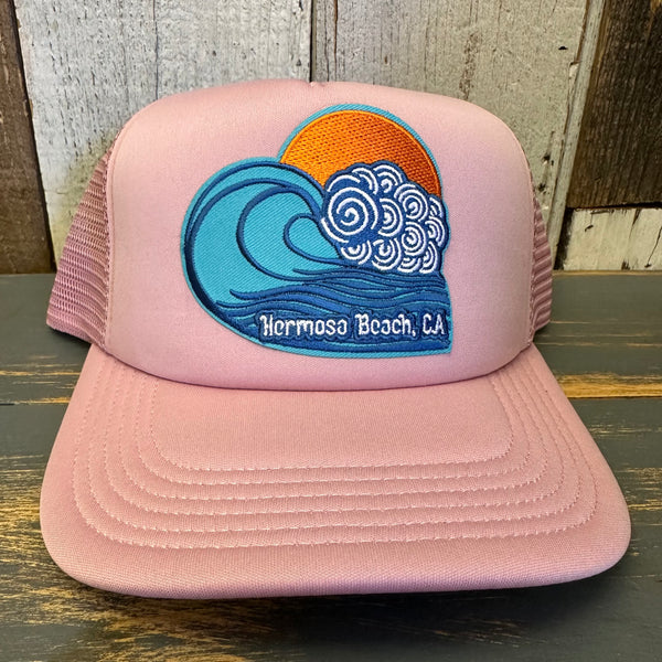 Hermosa Beach TUBULAR Trucker Cap - Dusty Rose