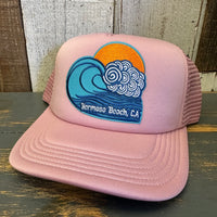 Hermosa Beach TUBULAR Trucker Cap - Dusty Rose