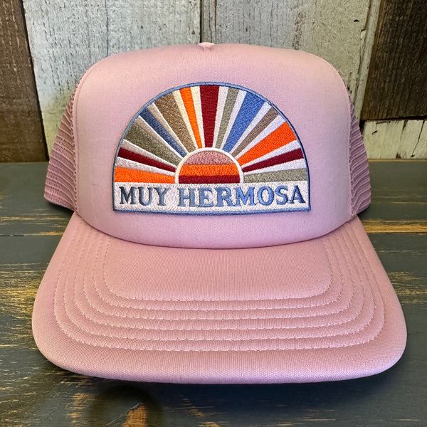 Hermosa Beach MUY HERMOSA Trucker Cap - Dusty Rose