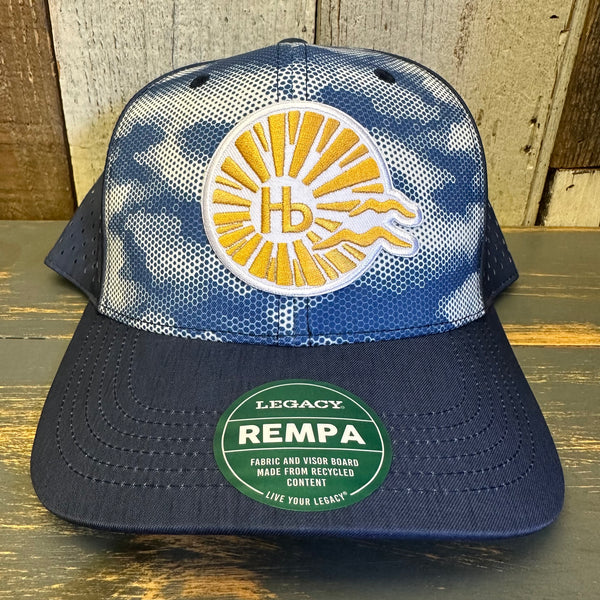 Hermosa Beach CLASSIC LOGO Mid-Pro Adjustable Cap - Navy Camo Dots