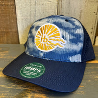 Hermosa Beach CLASSIC LOGO Mid-Pro Adjustable Cap - Navy Camo Dots