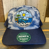 Hermosa Beach SHOREFRONT Mid-Pro Adjustable Cap - Navy Camo Dots