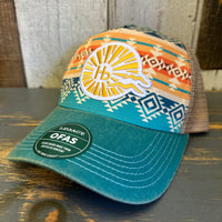 Hermosa Beach CLASSIC LOGO Five-Panel Trucker Cap - Southwest