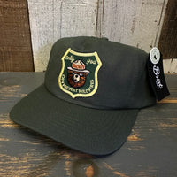 ONLY YOU CAN PREVENT FOREST FIRES - 5 Panel Hat - Forest Green