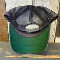 SMOKEY BEAR :: ONLY YOU CAN PREVENT WILDFIRES Five-Panel Trucker Cap - Blue Pines