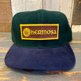 Hermosa Beach AS REAL AS THE STREETS 6 Panel Mid Profile Baseball Cap  - Brushed Bull Denim