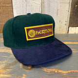 Hermosa Beach AS REAL AS THE STREETS 6 Panel Mid Profile Baseball Cap  - Brushed Bull Denim