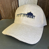 MANHATTAN BEACH PIER & ROUNDHOUSE 6 Panel Low Profile Corduroy Cap - Beige