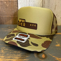 Hermosa Beach HERMOSA AVE Trucker Hat - CAMOUFLAGE (Loden Green/Camo)
