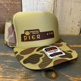 Hermosa Beach HERMOSA AVE Trucker Hat - CAMOUFLAGE (Loden Green/Camo)