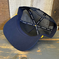 Hermosa Beach RETRO SUNSET Trucker Cap - Navy Admiral