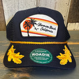 Hermosa Beach RETRO SUNSET Trucker Cap - Navy Admiral