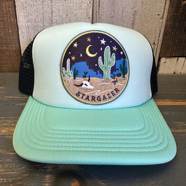 STARGAZER Trucker Cap - Light Mint/Dark Mint/Black
