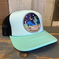 STARGAZER Trucker Cap - Light Mint/Dark Mint/Black