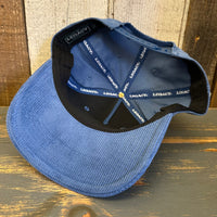 Hermosa Beach THE NEW STYLE Five-Panel Corduroy Cap - Ocean Blue