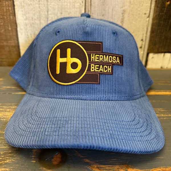 Hermosa Beach THE NEW STYLE Five-Panel Corduroy Cap - Ocean Blue