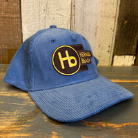 Hermosa Beach THE NEW STYLE Five-Panel Corduroy Cap - Ocean Blue