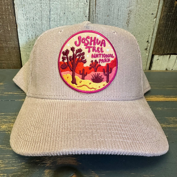 JOSHUA TREEE NATIONAL PARK Five-Panel Corduroy Cap - Dusty Rose