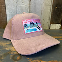 PALM SPRINGS, CALIFORNIA Five-Panel Corduroy Cap - Dusty Rose