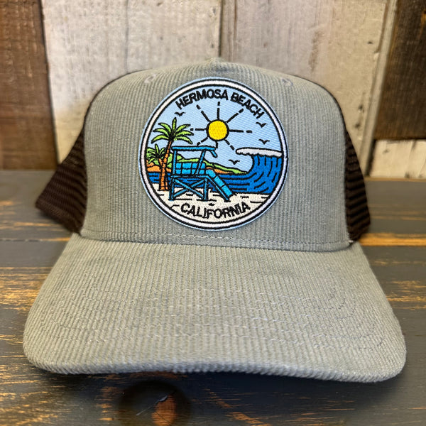 Hermosa Beach SHOREFRONT Trucker Cap - Sawgrass Corduroy/ Brown