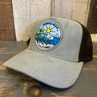 Hermosa Beach SHOREFRONT Trucker Cap - Sawgrass Corduroy/ Brown