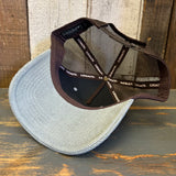 SMOKEY BEAR :: KEEP IT GREEN - PREVENT WILDFIRES Trucker Cap - Sawgrass Corduroy/ Brown
