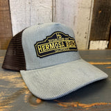 Hermosa Beach ARE YOUR ESTABLISHED? Trucker Cap - Sawgrass Corduroy/ Brown
