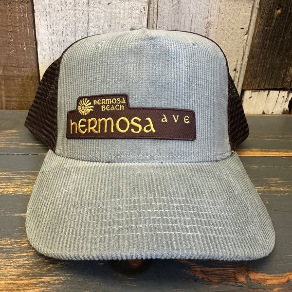 Hermosa Beach HERMOSA AVE Trucker Cap - Sawgrass Corduroy/ Brown