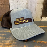 Hermosa Beach HERMOSA AVE Trucker Cap - Sawgrass Corduroy/ Brown