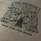 Here for a Beer Pocket Tee - Tan